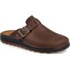 Fly Flot | Bio Style Man, Pantofole Uomo con Fibbia Regolabile, Ciabatte con Tomaia e Sottopiede in Pelle