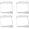 Venilia Clip fermatovaglia plastica + inox, porta tovaglie, clip per tovaglia, attacco per tovaglia, pesi per tovaglia, 20 x 15 cm, 4 pezzi, 54200