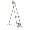Biscottini Cavalletto Pittura Porta Quadri Da pavimento 150x53x96 - Leggio Porta Menu - Cavalletto pittore - Espositore Pubblicitario in Ferro - Portamenu Ristorante - Supporto Lavagne Terra