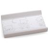 Italbaby Materassino fasciatoio in pvc 2 lati, per il cambio del pannolino, universale, misura cm 49x81x10, made in italy, Italbaby jolie choco