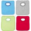 Ti TIN Bavaglini Bambino Impermeabili con Collo Elastico | 90% Spugna di Cotone Morbida e Assorbente, Vinile Impermeabile, Ideale per Asilo, Collo Elastico, Lavatrice e Asciugatrice