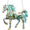 F Fityle Acchiappasole per finestre da Interno, acchiappasole in Acrilico a Forma di Cavallo equestre, Facile da Appendere, da Finestra con Cavallo per la