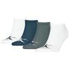 Calvin Klein Monogram Sneaker, Bianco/Verde Acqua/Blu, 39-42 (Pacco da 4) Uomo