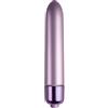 Rocks-Off Touch of Velvet Vibratore Lilla morbido Taglia unica