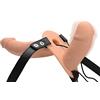 Strap U Power Pegger Double Strap-On Vibrator Skin - 528 gr