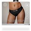 OUCH! Vibratori classici marca OUCH! Slip con vibrazione Vibrating Strap-on Hipster Black