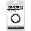 Black Velvets Anello fallico in velluto nero 3,2 cm Nero
