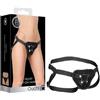 Ouch! Shots Ouch! Velvet & Velcro - Adjustable Harness with O-Ring