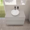 evineo ineo5 evo mobile La: 100 cm con 2 scomparti estraibili, lavabo ineo3 Ø 41,5 cm bianco,, BE0958CM+BE0964CM+BE0930WH, ineo3; ineo5 evo [Mobili da Bagno > Mobili con Lavabo Integrato]