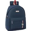 safta L'oca ECLIPSE - Day Pack per bambini, zaino per bambini, qualità e massima resistenza, comodo e versatile, 33 x 15 x 42 cm, Blu navy, M, Casual