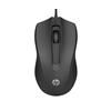 Hp - Wired Mouse 100-nero