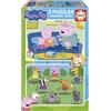 Educa - Puzzle Legno Peppa Pig | 2x25 pezzi Puzzle Legno | Peppa Pig, Legno Bambini | dai 3 anni (20324)