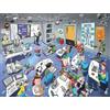 All Jigsaw Puzzles Djigsaw Vu in the Classroom - Set di puzzle da 2 x 1000 pezzi di Ricardo Galvao - Sfida puzzle viaggio nel tempo con aule futuristiche e vintage - Concetto divertente e unico per adulti e ragazzi