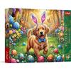 Trefl Premium Plus Quality - Puzzle Spring Bloom: Cane pasquale - 500 pezzi, serie Motivi senza tempo, pezzi perfettamente incastrabili, per adulti e bambini dai 10 anni in su