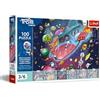 Trefl - The Treflik Family, Gondus in un razzo - 100 pezzi - Puzzle colorato con i personaggi del cartone animato, da collezionare tutti, per bambini dai 5 anni in su