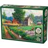 Cobble Hill 3840004-Puzzle da 1000 pezzi, motivo, adulti e bambini dai 12 anni in su, puzzle paesaggistico, natura, fattoria, Colore Chalet di montagna, COB40004
