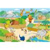 Schmidt Spiele Puzzle 56349 In Zoo, il topolino, 60 pezzi, multicolore