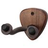 Cetfuro Supporto per Gancio per Chitarra con Supporto un Parete Base nel Legno Supporto per Manico per Chitarra Elettrica Acustica per Banjo Basso con Fessura per Plettri,B