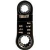 JONARD TOOLS PRW-813 - Chiave a cricchetto tascabile, 8-13 mm, con bussole multiple per dadi metrici, imperiali, a stella e quadrati, compatta per spazi ristretti