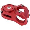 LatoYard Supporto per tubo di testa da 28,6 mm per attacco manubrio bici | Lega di alluminio per Bike Computer Holder Stem Top Cap Mount 28.6mm Forcella per Bryton per Cateye per Rosso