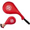 Kiuiom Taekwondo Kick Pad, Colpitore Taekwondo Doppio Karate, Pad Per Kickboxing E Judo, Doppio Strato Di Progettazione, Cuscinetti Sorprendenti Per Allenamento Per Adulti E Bambini, Rosso
