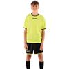 Intermezzo Kit Sticker per Zeus Completino Football Calcio Gara Leggero Traspirante | Sport Relax Maglia a Maniche Corte con Girocollo e Pantaloncini Abbinati Partita