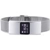 Cryfokt Braccialetto Intelligente Impermeabile IPX8 5-7 Giorni | Tracker Fitness attività, Cinturino in Acciaio Inossidabile, 6.0 Plus, IOS 11.0, Bluetooth 5.3, App Nx Wear