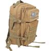 Toddmomy Khaki Zaino Grande capacità Mimetico Oxford Tattico | Organizza Attrezzatura All'aperto, Pratico e Comodo, per Viaggi e Giochi Militari, Uso Versatile