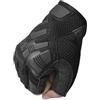 DQZJXVMKLWT Guanti senza dita - Guanti a mezze dita antiscivolo e antisudore for sport, paintball, caccia, guida e lavoro Accessori