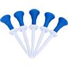 Rjrjc Supporto per Tees da Golf in Plastica, Confezione da 5 con dado a vite esagonale regolabile
