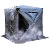 Generic Tenda da pesca pop-up per 4 persone, riparo portatile per ghiaccio con cric per stufa, impermeabile 5000 mm, bivvy invernale per sauna calda attività all'aperto