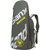 FACULX Zaino da tennis 2 in 1 per 2 racchette, scomparto per scarpe per | Si trasforma in borsa, contiene 2 racchette, custodia per laptop, tasca per scarpe, design 2 in 1