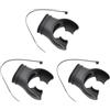 Generic Mannigetta Regolatore Subacqueo Universale Snorkel con,Nero