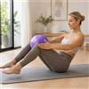 Generic Piccola palla da yoga per pilates, allenamento di base ed equilibrio, viola | Il design leggero da 100 g è facile da trasportare e riporre; ideale per stretching, movimenti controllati e routine di