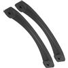Garneck 2 Pezzi Maniglia per Kayak Laterale Antiscivolo in PU Nero | Accessorio di Ricambio, Montaggio Laterale Pratico, per Kayak e Barca, Colore Nero, Uso Quotidiano
