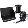 AUBEST Telecamera da Pesca, Kit Fotocamera fishfinder LCD IPS da 4,3 Pollici for la Pesca sul Ghiaccio Invernale