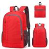 Generic Zaino leggero per esterni, unisex, pieghevole, da viaggio, con ampio spazio per riporre oggetti e spallacci traspiranti, Rosso, Medium, Moda