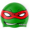 HAND SPORT Ninja cuffia da Nuoto in Silicone, Tartaruga Verde | Taglia Unica