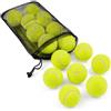 JKG Confezione da 12 palline da tennis - Palline da allenamento per allenamento | Bulk Attrezzature Sportive per Principianti Coaching Scuole Club Lezioni Giocare Esercizio Indoor Outdoor Uso ricreativo