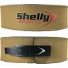 Shelly Sports Shelly Cintura in Pelle per Sollevamento Pesi Cintura con Leva per Powerlifting con Fibbia in Acciaio Inossidabile Attrezzatura per Allenamento della Forza Regolabile per Stacco Squat pe