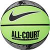 Nike Everyday All Court 8P Graphic Deflated Palle da basket Lime Blast/Lt Smoke Grey/White/Black 7
