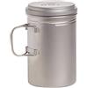 Vargo Titanium BOT Series | BOT-HD Bottle Pot - 1 litro (34 once) Bottiglia d'acqua Ultraleggera Pentola da cucina Pesa 153 grammi (5 once) | Zaino in spalla campeggio
