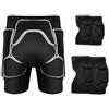 AsrMyjcx Pantaloncini Protettivi Imbottiti con Ginocchiere e Gomitiere Ergonomico Kit di Protezione con Pantaloncini, Ginocchiere e Gomitiere Regolabile , XL