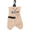 Waoclowr Borsa per palline da golf, 6 palline, robusta, regalo umoristico | Robusta borsa per palline da golf in microfibra scamosciata, 19 x 13,5 cm, fino a 6 palline, chiusure cucite e chiusura in