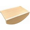 KiBcsLic Balance Board in Legno Stabile Attrezzo, Naturale, Colore Naturale Del Legno