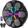 ROCKY&CHAO Music Boxing Machine - Macchina da boxe a LED da parete con modalità musica, Bluetooth e gioco, allenamento a reazione e allenamento per la boxe per la casa, con guantoni da boxe 2026