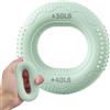 Generic Anello rinforzante per impugnatura in silicone, 20-60 libbre, doppia forza | Anelli in silicone per mano per arrampicata su roccia, atleti, esercizi di allenamento, rafforzatore per alleviare lo stress