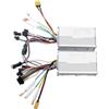 Generic Controller for Bici for Scooter Elettrico con Motore CC Senza spazzole 48V 25A 1200W JP A + B Controller for Motore a Doppia azionamento