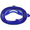 ifundom Occhialini da Sub Ovali in PVC Lente Singola Antiappannamento Blu, Maschera da Snorkeling per Adulti, Visione Subacquea Cristallina e Protezione UV per Immersioni