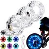 Generic Bicycle Wheel Spoke LED Light,Rechargeable Bicycle Flash Tyre Wheel Light | USB Rechargeable,Cycling Hub Light One-Piece,7 colors,18 Mode, Smart Motion Sensing,IP67 Waterproof